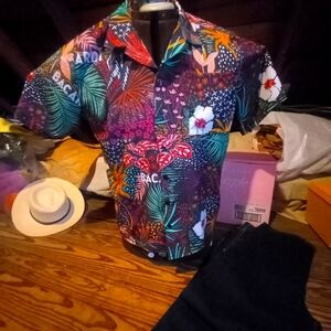 New BACARDI custom Print Mens SS Shirt  XL